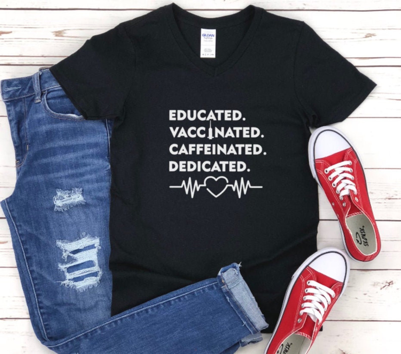 Cute Essential Worker TShirt Health Care Worker Shirt Etsy