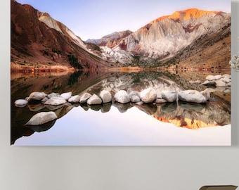 Convict Lake Photo - Sierra Nevada Photography -Convict Lake Print  Sierra Nevada Art - Convict Lake Sunrise - Mammoth Lakes - Wall Art