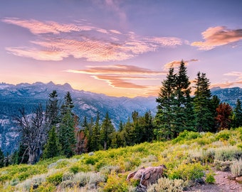 Mammoth Lakes Photo - Minaret Vista Print - Sierra Nevada Sunset Print - Nature Landscape Photography - Fine Art Wall Art - California Photo