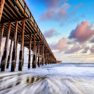 Ventura Beach Photo - Ventura Beach Pier - Ventura Beach Art - Ventura Pier Print - Ventura Beach Canvas - California Pier Art