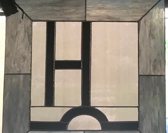 Ranch brand stained glass