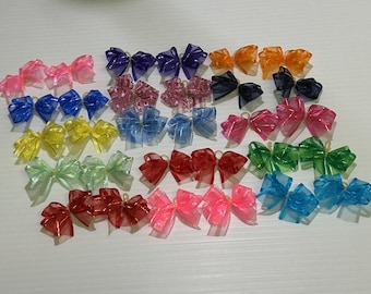 30 small light weight  double looped chiffon dog bows dog grooming bows top quality ribbons Yorkie Shih tzu Maltese