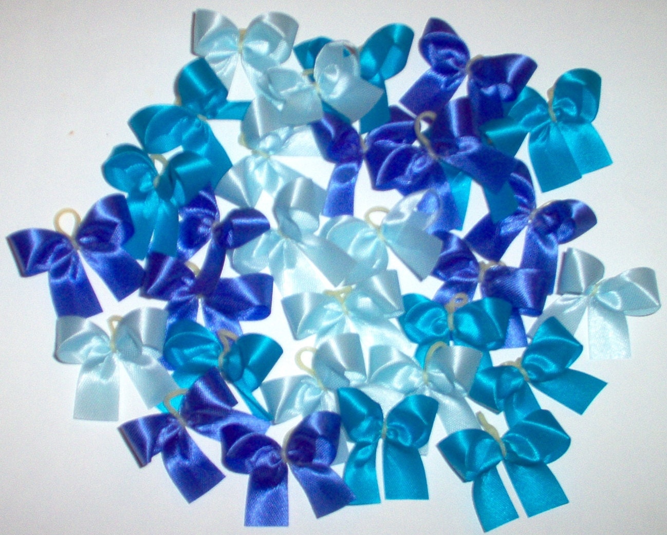Small Boy Dog Bows 30 All Blue Dog Bows Dog Grooming Bows 3 Etsy