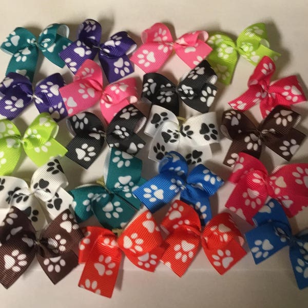 Paw Print Ribbon Etsy