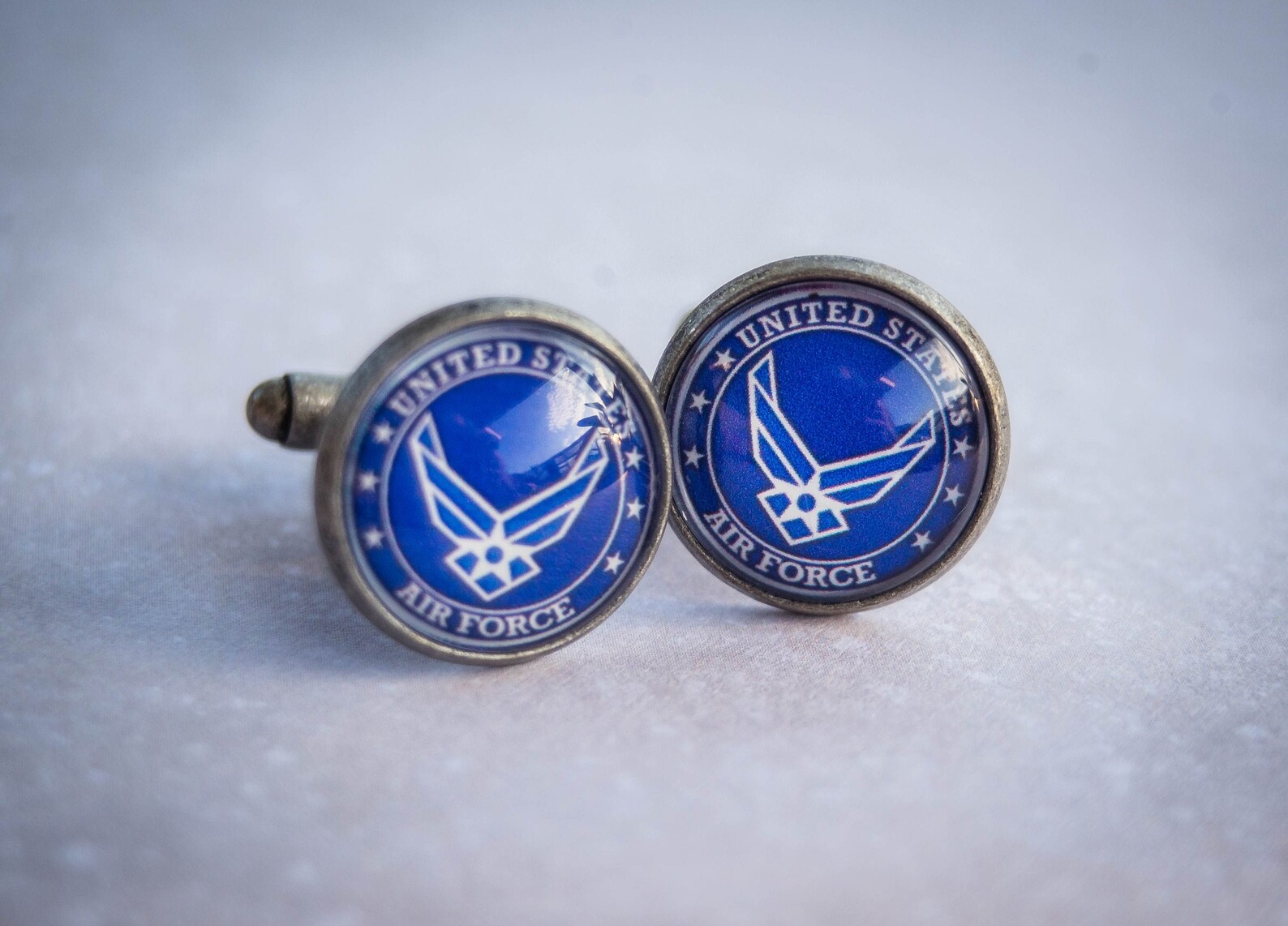 Cufflinks Air Force Cufflinks Military Formalwear Air Force Etsy