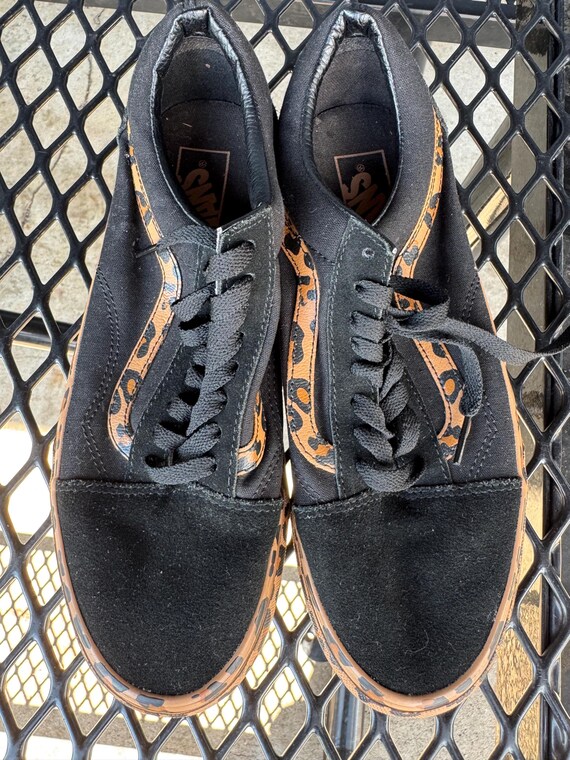 Vans Old School Platform Leopard Print Womens 8.5… - image 2