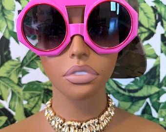 Pink Mod Inspired Sunglasses