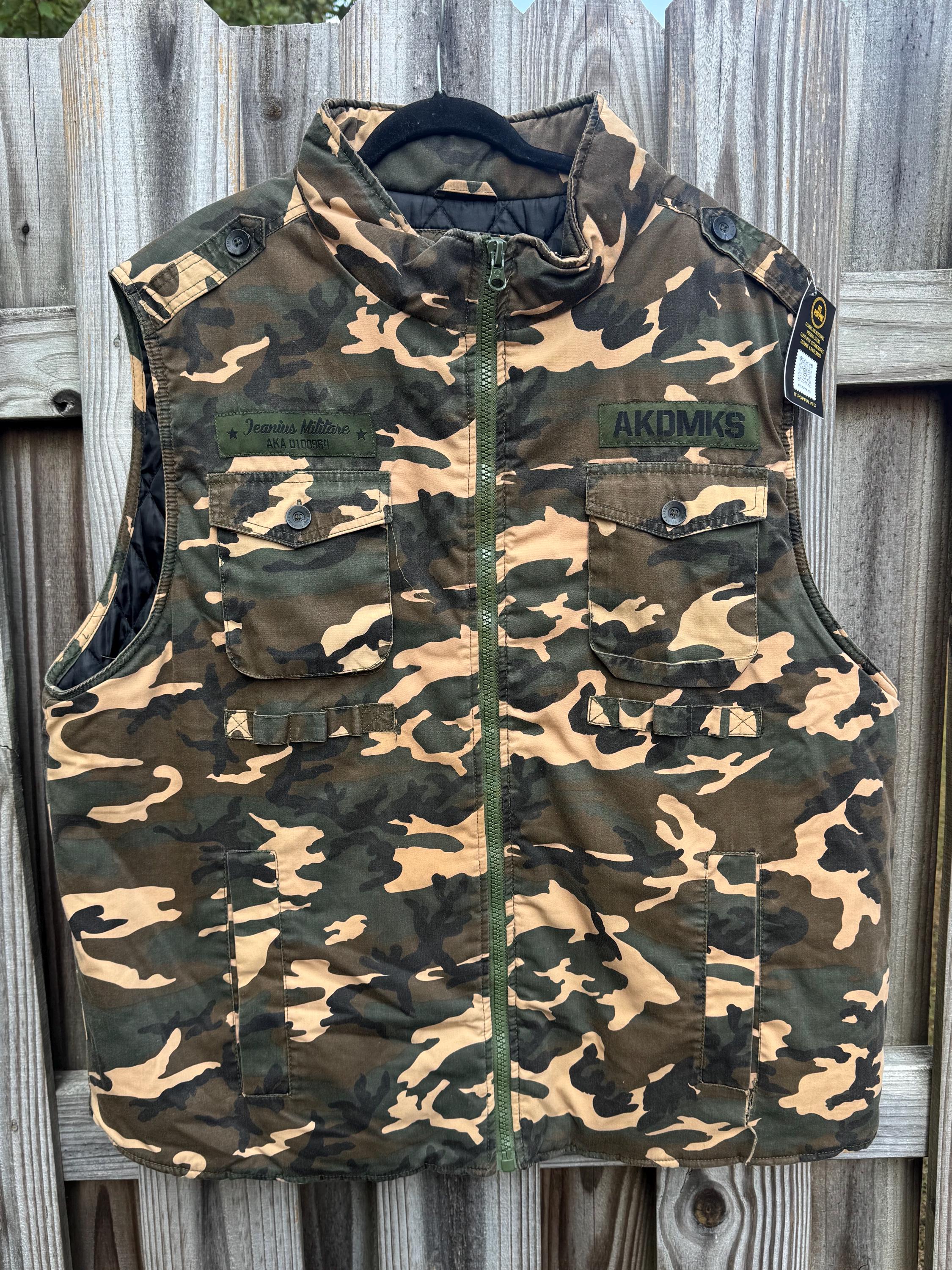 90s Military Vest - Etsy