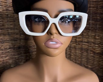 White & Black Sunglasses