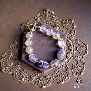 Bracciale Phantom Pixiu in ametista intagliato a mano, citrino portafortuna per la ricchezza, gioiello con perline Feng Shui