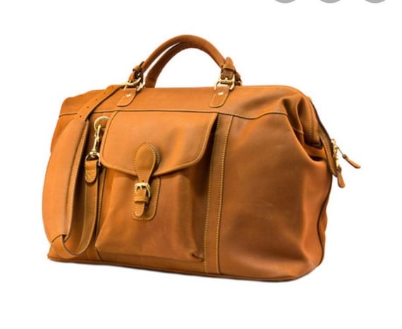 Mullholand leather duffel bag