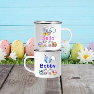 Personalized Easter Bunny Mug, Easter Mug for Kids, Easter Bunny Mug, Cute Bunny Mug, Personalized Mug for Kids, Easer Gift Ideas, Bunny Mug