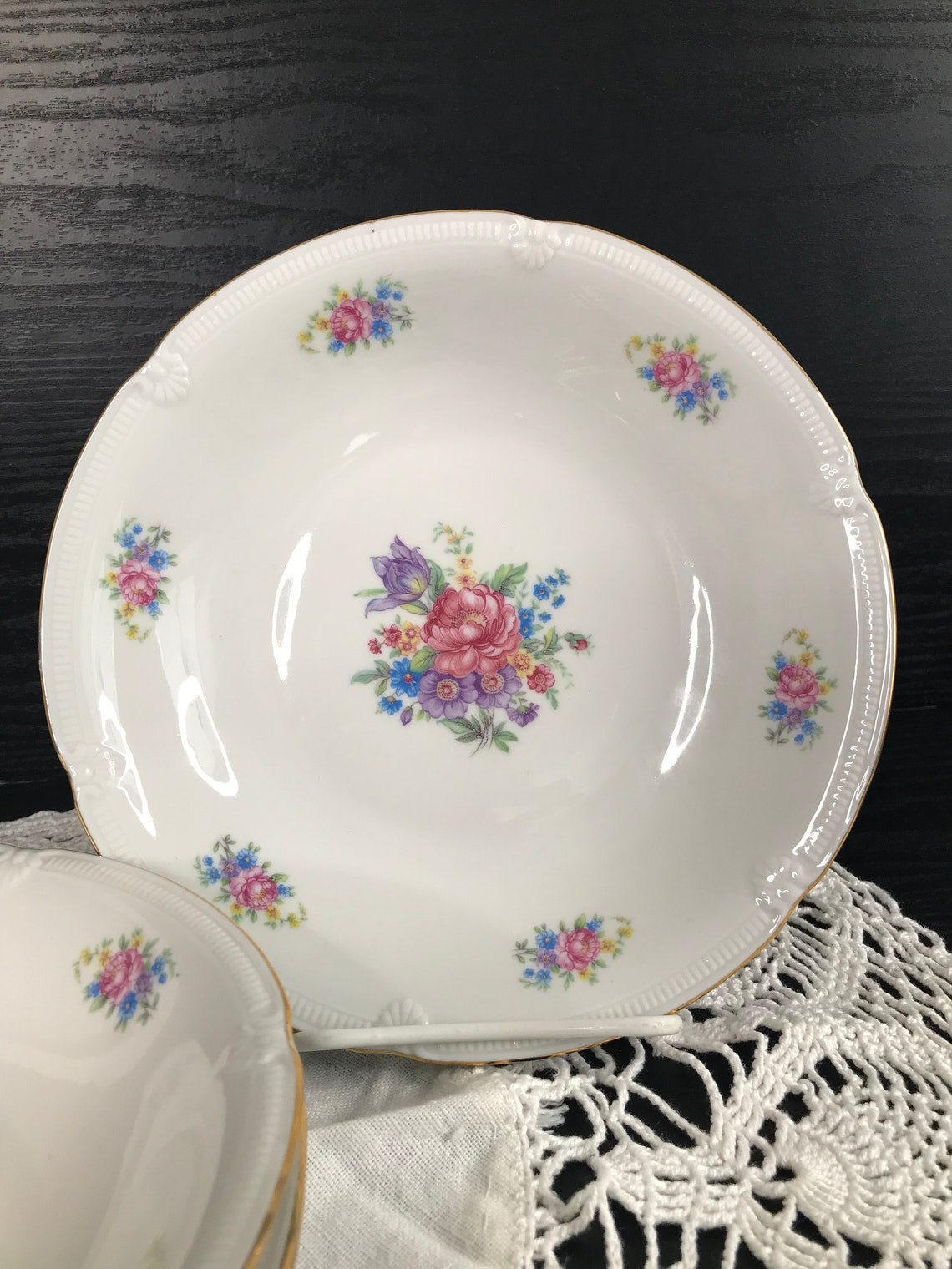 Vintage Winterling Bavaria China pattern WIG112 Soup Bowls Etsy