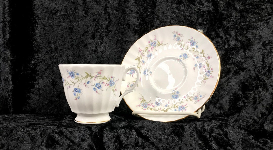 Vintage Duchess Bone China Tranquility Cup and Saucer Etsy