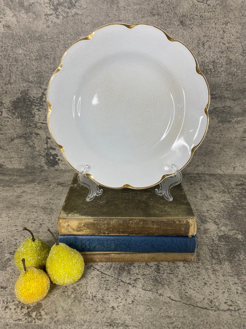 Alfred Meakin Royal Ironstone Gold Trimmed Salad Plate Etsy