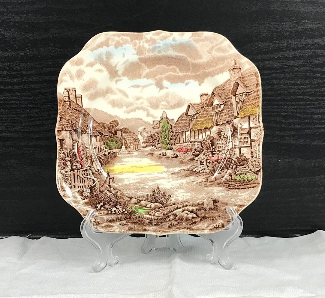 Set of 2 or 5 Vintage Johnson Bros. Olde English Countryside