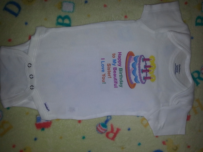 Baby onesie with saying