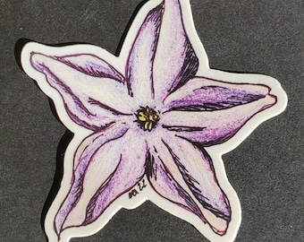 African Violet Sticker