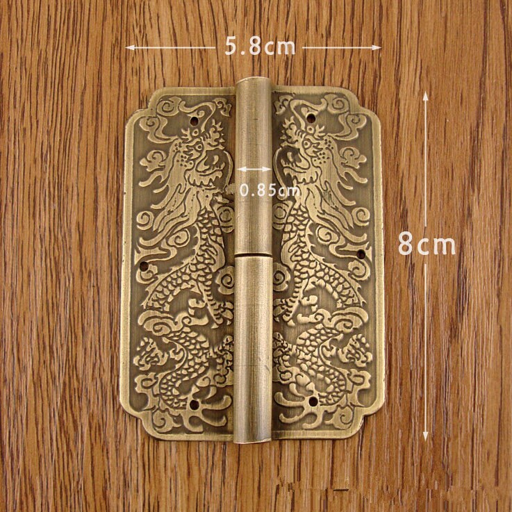 brass made: 2 pcs 80MMx58MM  Brass Cabinet door hinges  Furniture hin…