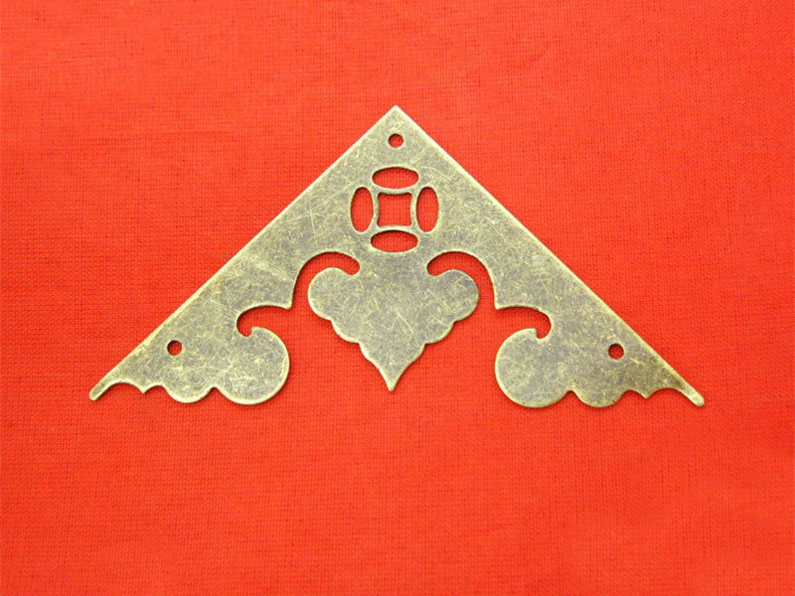 Brass made 4pcs 60MMx60MM Jewelry Box Corner brass corner Etsy