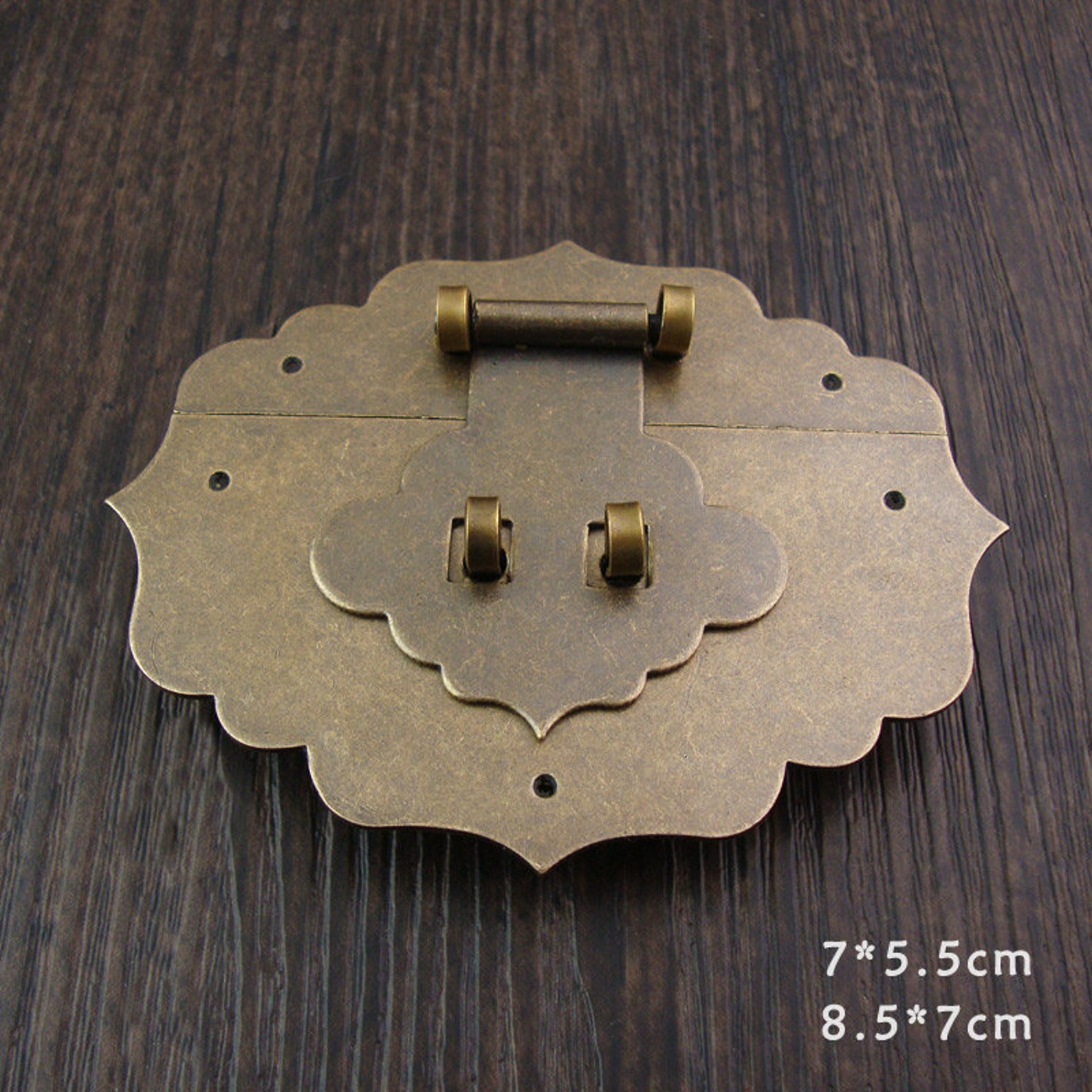 Brass Made 1pcs Wooden Jewelry Box Latcheshaspbox Catches Etsy