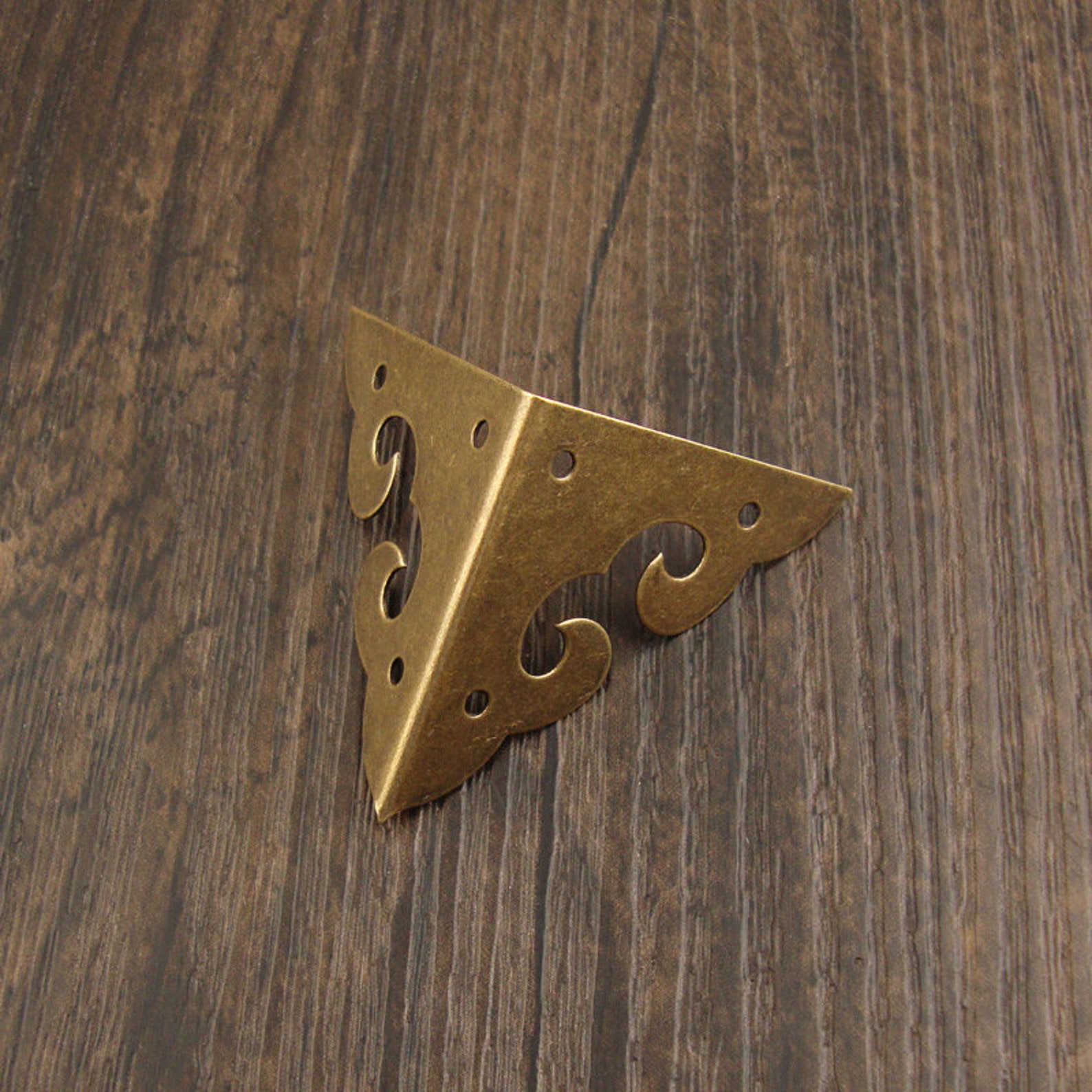 4 pcs brass cornerbrass corner bracketdecorative Etsy