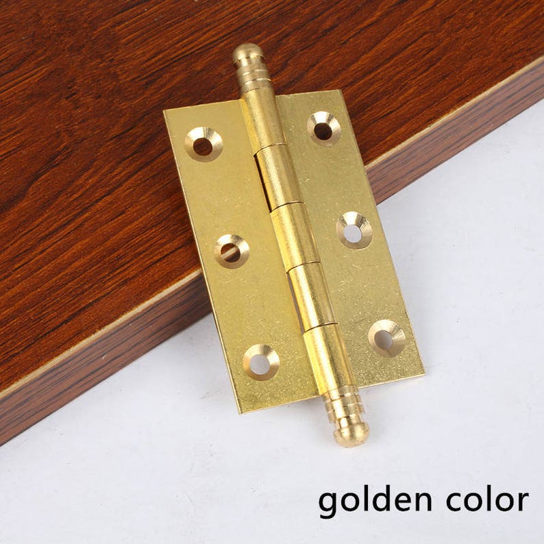 Pair of brass hingesbox hingessmall Etsy