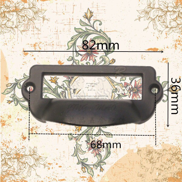 2 pcs 82MMX36MM Vintage Card Label Pulls/ Tag Card Holder Etsy