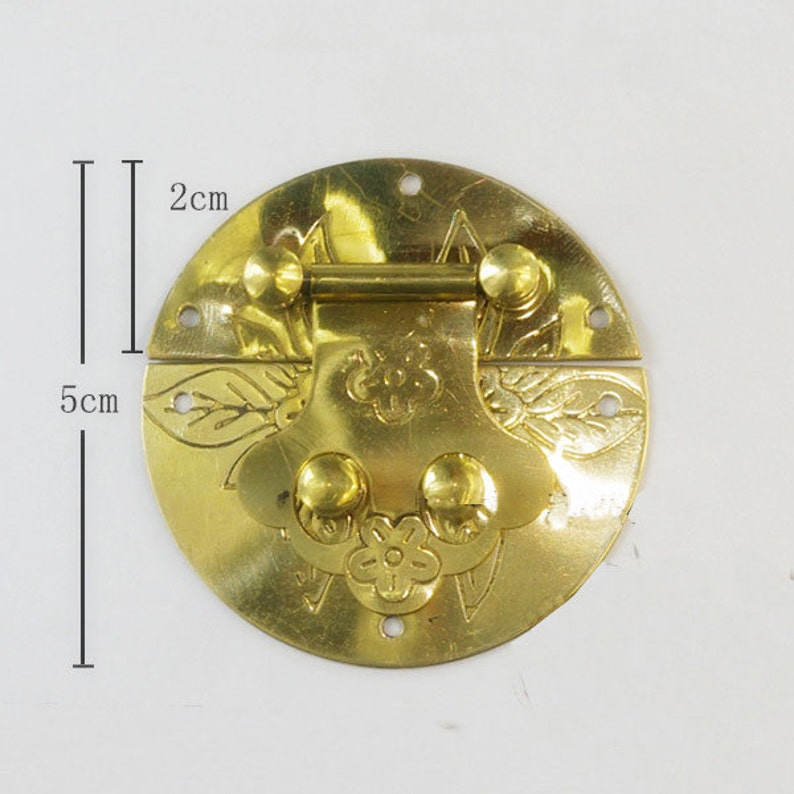 Brass made1Pcs 50mmX50mm Wooden jewelry Box Latcheshaspbox Etsy