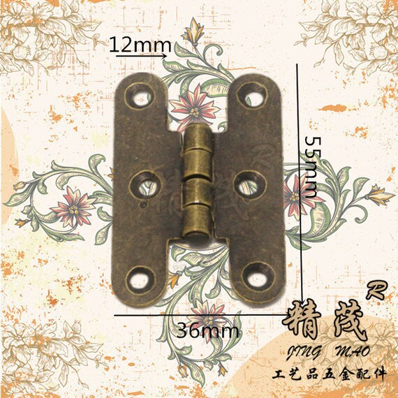 Items similar to 10 pcs 55MMx36MM Jewelry Box hinges gift box Hinges