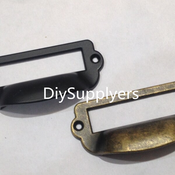 Label Drawer Pull Etsy