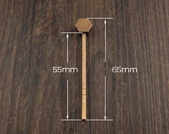 Messing gefertigt: 1 Stk Box Bolzen, Messing Latch