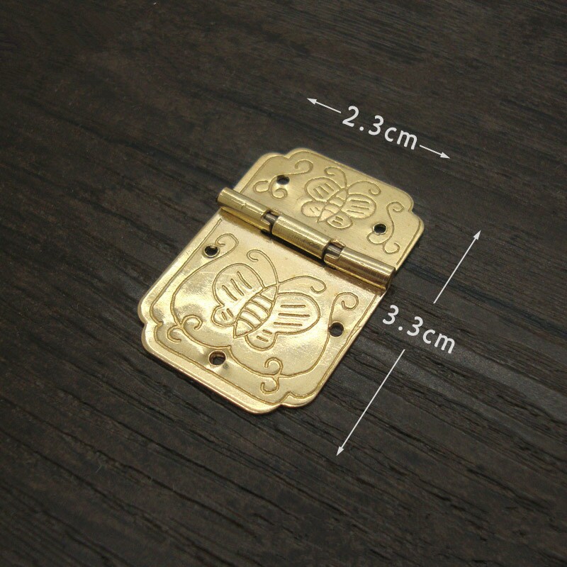 Brass made 2 pcs 23MMx33MM Jewelry Box hinges Small Hinge