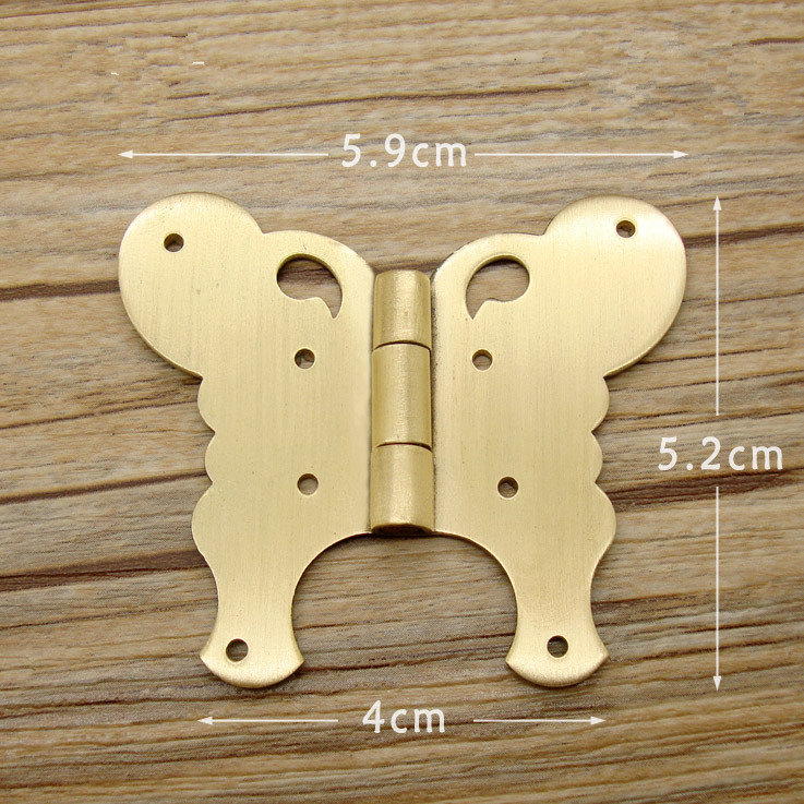 Brass made 2 pcs 59MMx52MM Jewelry Box hinges Small Hinge Etsy