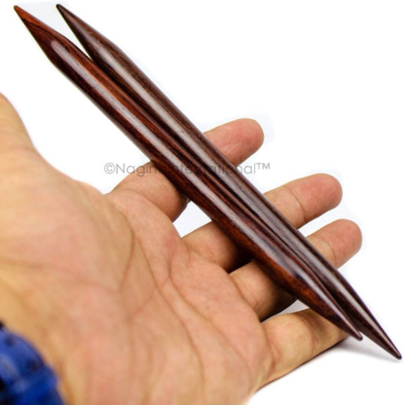 Yarn Storage /& Crocheting Accessories Double Point Rosewood Crafted Premium Knitting Needles Prime Decor