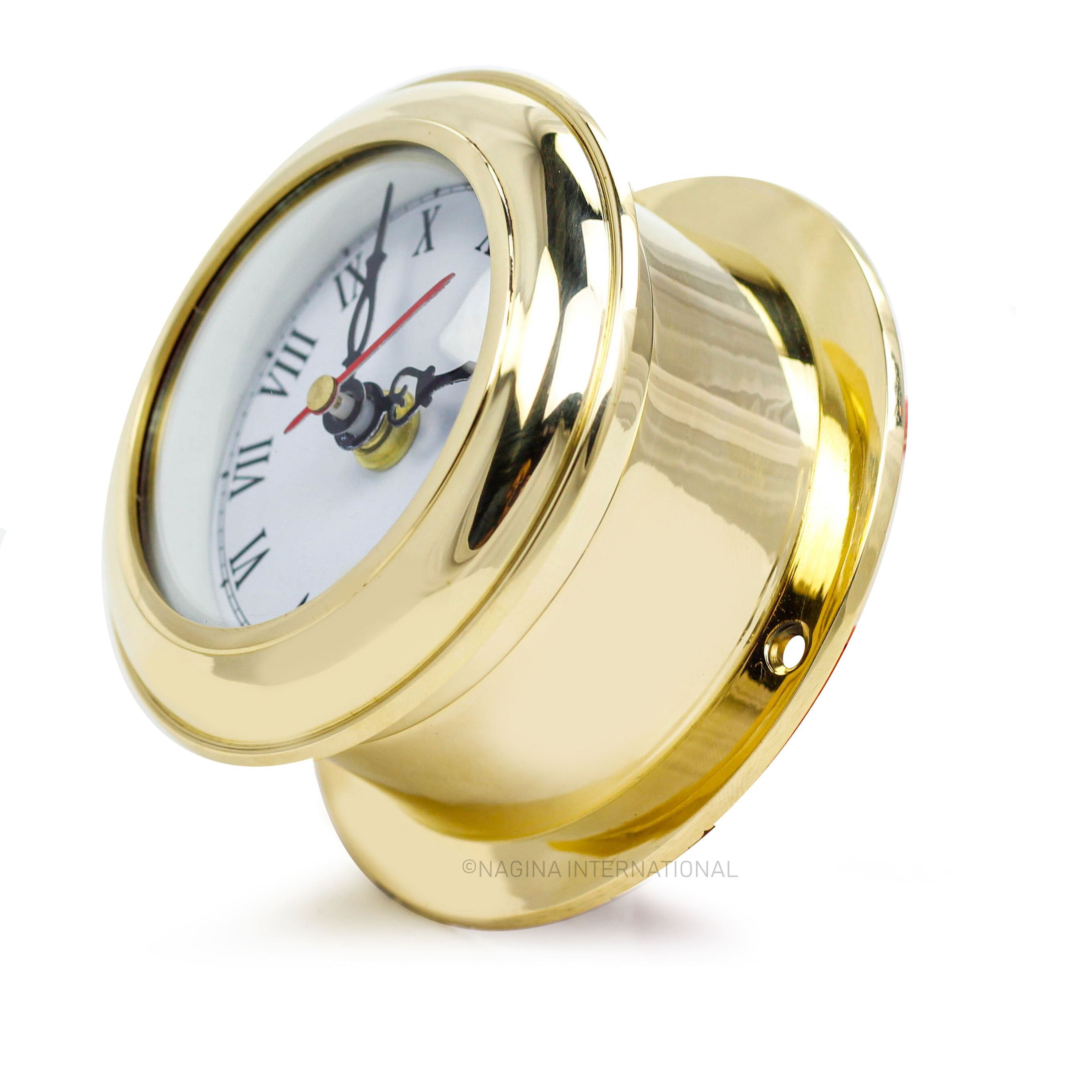 Prime Decor Solid Brass Ships Clock Maritime Gimbals Etsy