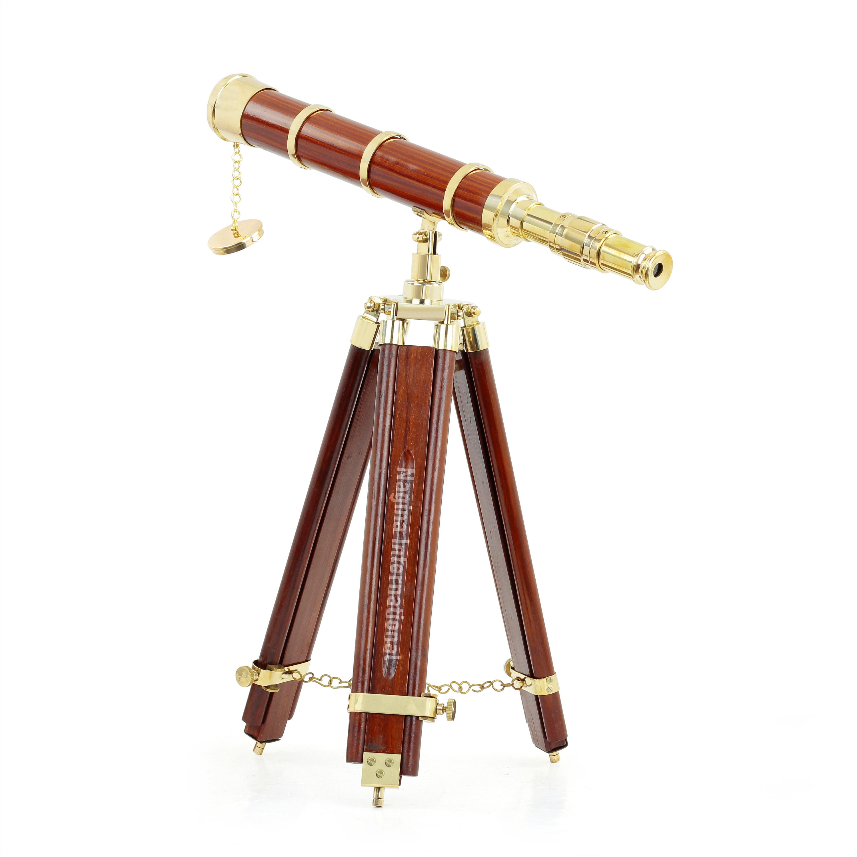 16 Telescope Wooden Rosewood With Tripod Stand Etsy