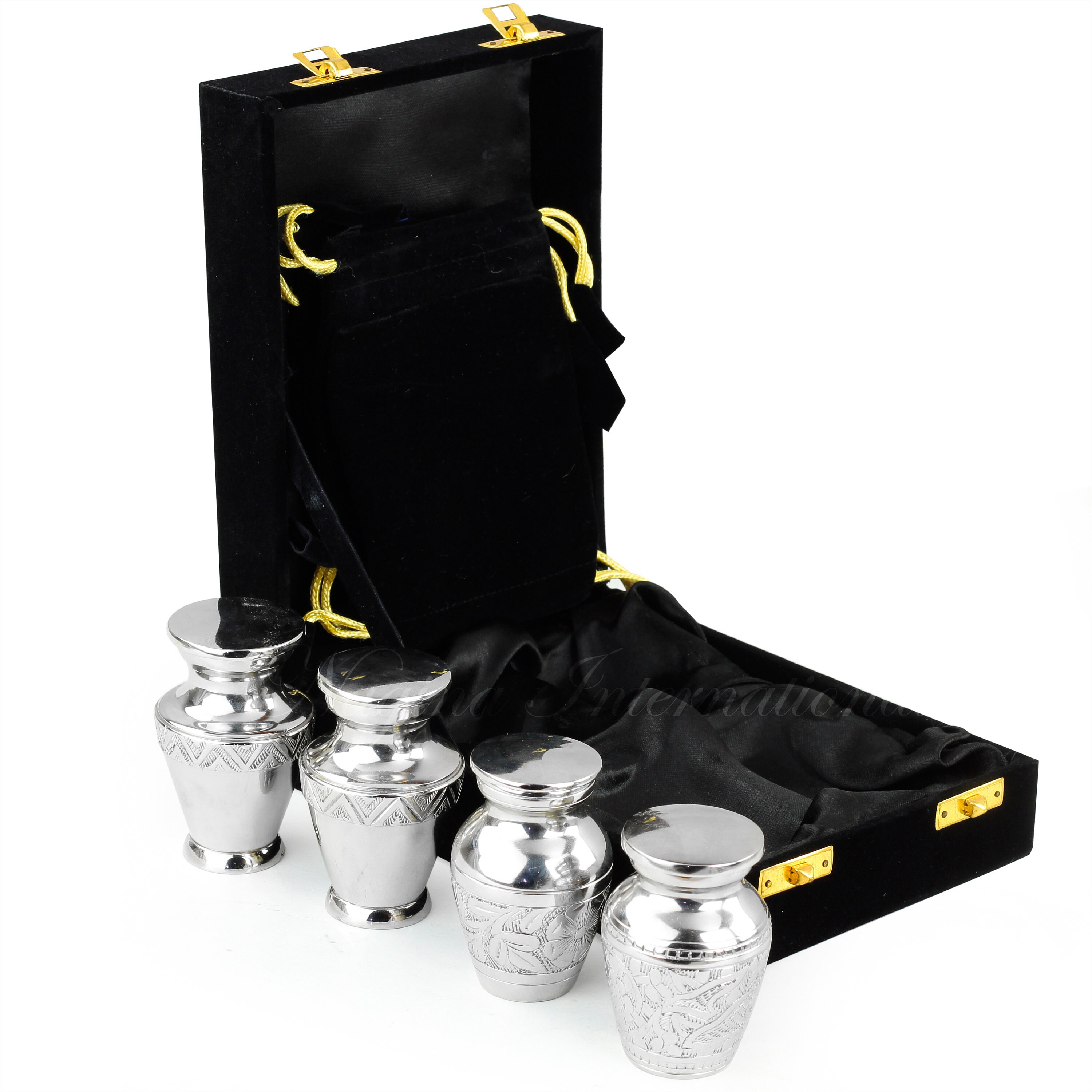 Keepsake Urns for Human Ashes Set of 4 Mini Funeral Etsy