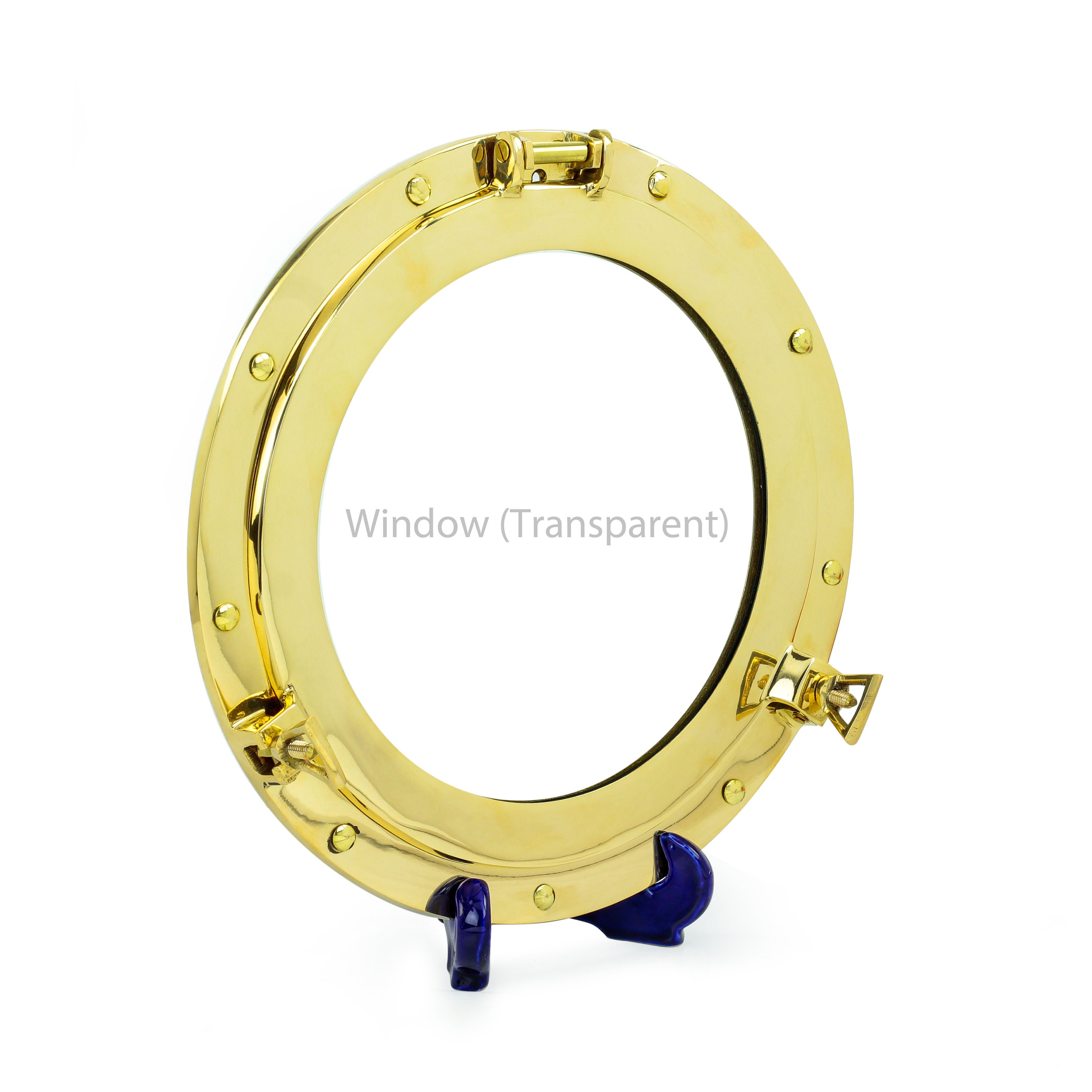 Brass Porthole Window Frame Old Vintage Style Ship's Etsy