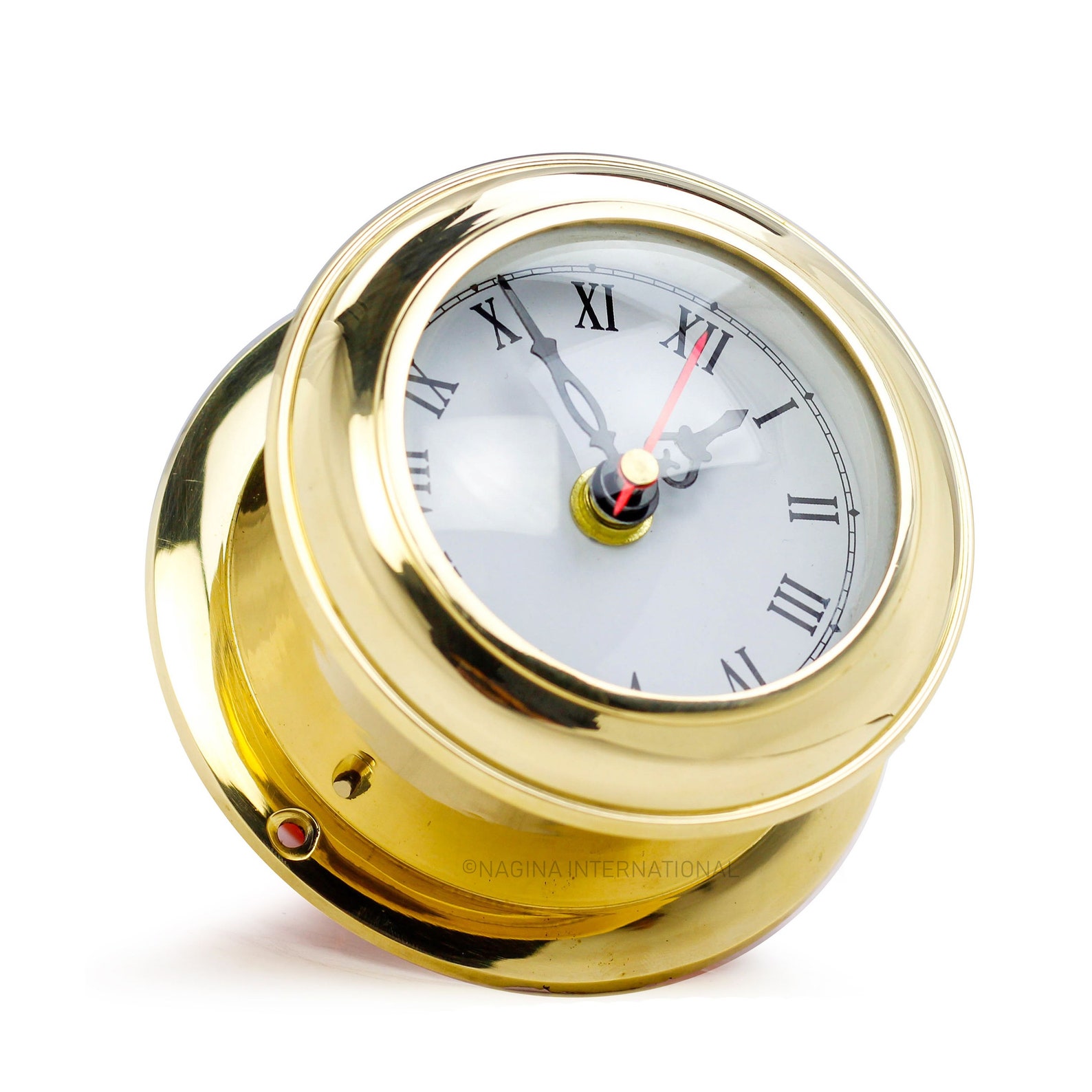 Prime Decor Solid Brass Ships Clock Maritime Gimbals Etsy