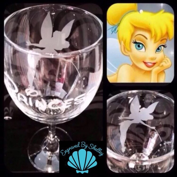 Personalised Disney Captain Hook Whiskey Glass Handmade Gift FREE Name Engraved 