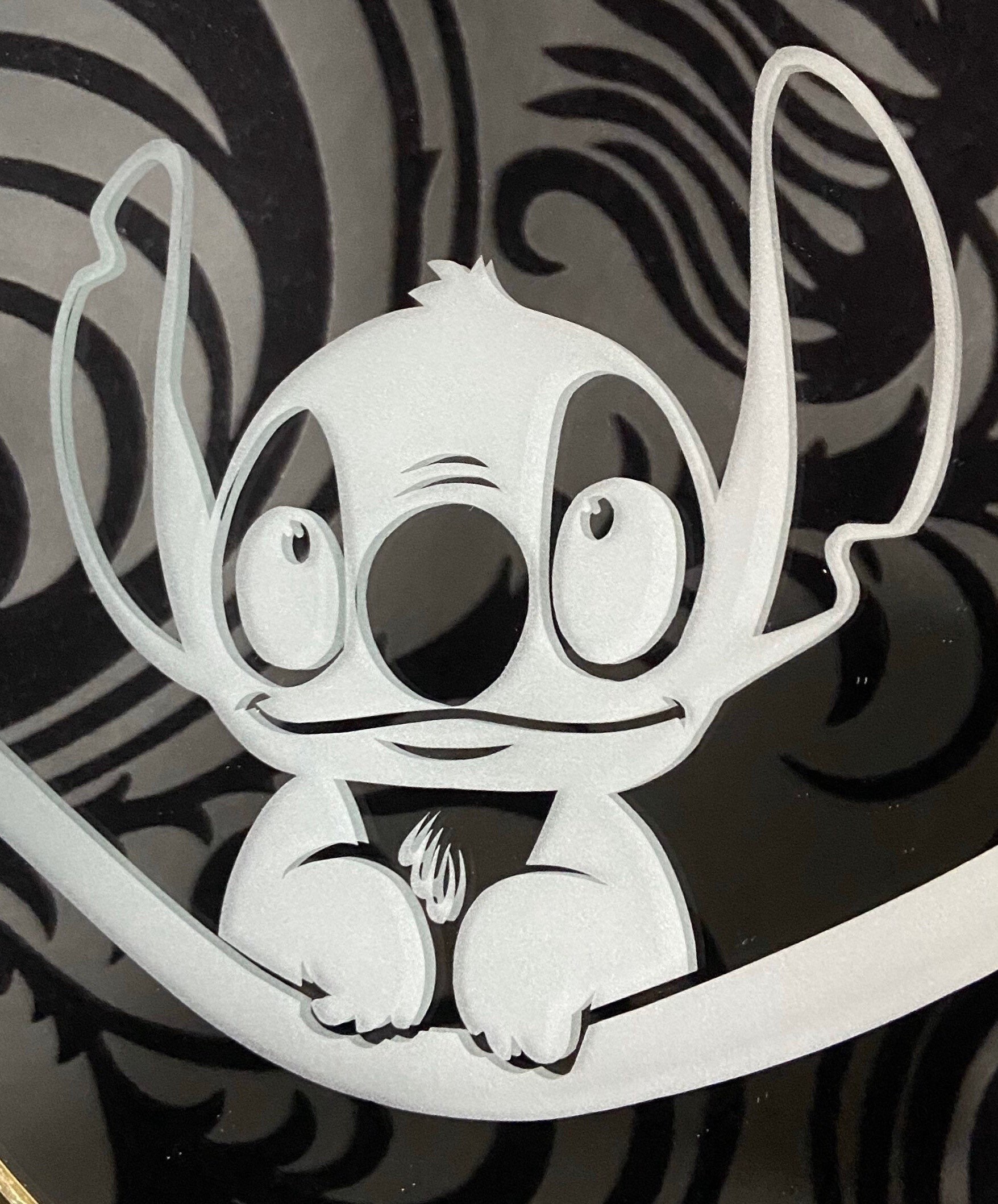 Lilo & Stitch Mirror Hand Engraved Disney Gift Wedding House Etsy