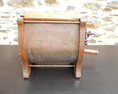 Antique French wooden Butter Churn - Tabletop Butter Churn
