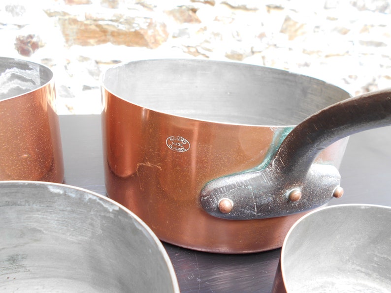 Havard Copper Pans Series of 5 4983g 1.4mm Copper Pans Amazing set of 5 Vintage Havard 2MM