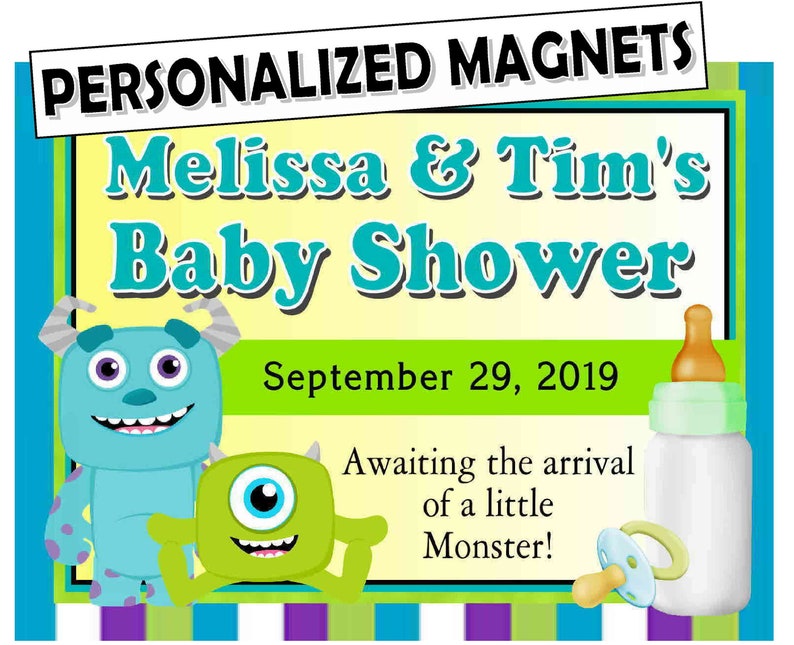 15 Monsters Inc Baby Shower Favors Magnets Etsy 15 Monsters Inc Baby Shower Favors Magnets Etsy