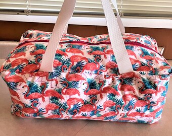 InterestPrint Large Duffel Bag Flight Bag Gym Bag Flamingo and Watermelon InterestPrint Large Duffel Bag Flight Bag Gym Bag Flamingo and Watermelon