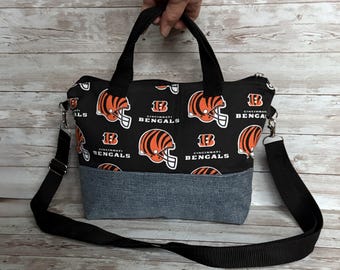 Bengals 3-in-1 Bag / Bengals Crossbody / Cincinnati Bengals Purse / Bengals Purse / Bengals Handbag