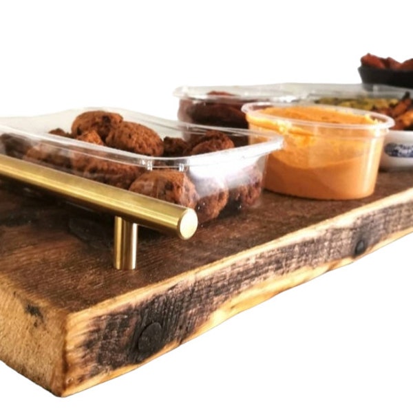 Rustic Serving Board - Serving Platter - Serving Tray - Charcuterie Tray - Cheese Board