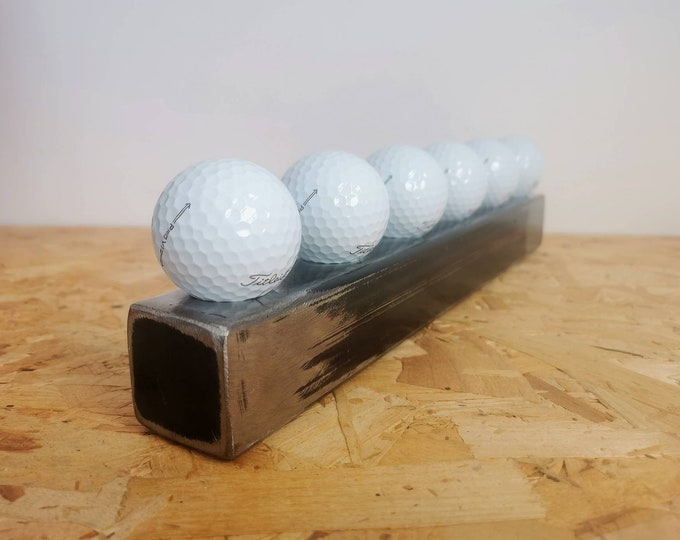Golf Ball Holder Display Stand - Metal Golf Ball Stand - Golf Ball Shelf - FREE POSTAGE