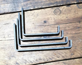 Industrielle Regalhalterungen - Rohstahl Schwerlast - An der Wand befestigte Regalträger - Made in UK - Kostenlose Lieferung in Großbritannien